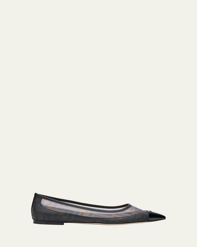 Colibri FF Mesh Pointed Ballerina Flats